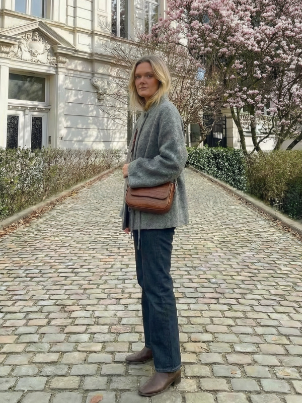 2025 Winter New Product Lazy Style Retro Kimono Style Knitted Open Sleeve Coat cardigan Coat for Women